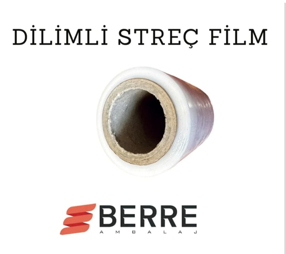 Dilim Streç Film 17 Mikron 10 Cm 240 Metre 6 Adet Masura Dahil 3 Kg