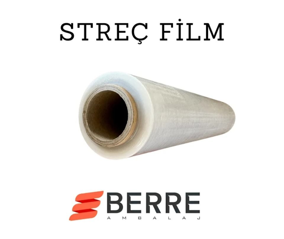 Palet Streç Film 17 Mikron 50 Cm 200 Metre 1 Adet Masura Dahil 2 Kg Masura: 400 G