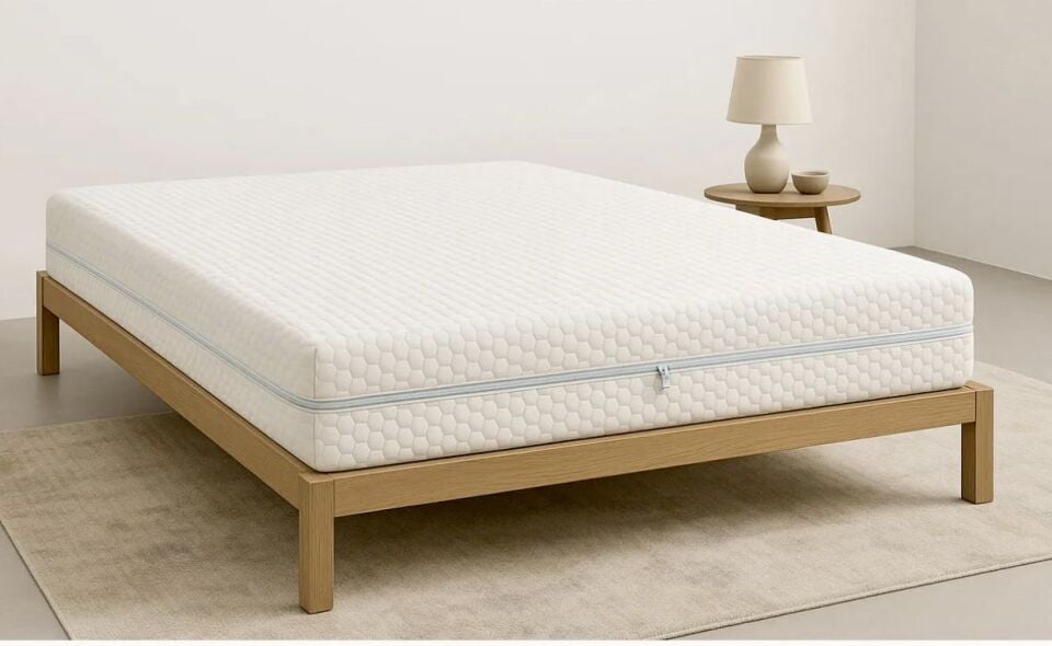 Mellowtex Fermuarlı Örme Yatak Kılıfı 150x200  20 Adet Sıvı Geçirme Özelliği Vardır  Alez Değildir.%100 Polyester Örme Kumaş