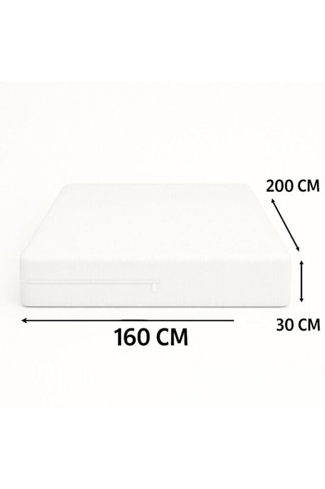 Mellowtex Fermuarlı Örme Yatak Kılıfı 160x200 Ölçülü Sıvı Geçirir Yatak Yüksekliği 30 Cm