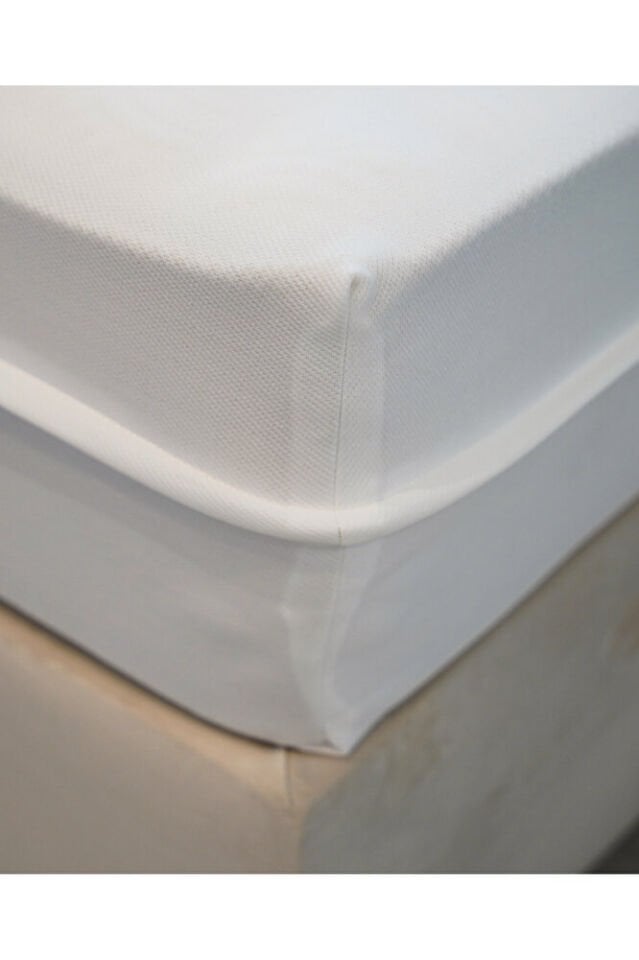 Mellowtex Fermuarlı Örme Yatak Kılıfı 90x190 Ölçülü Sıvı Geçirir Yatak Yüksekliği 25 Cm