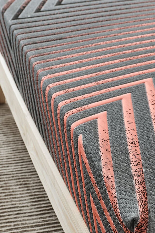 Mellowtex Premium Luxury Geometrik Desenli Yatak Kılıfı 160x200 – 20 Cm Kumaş Kalınlığı 400 Gram