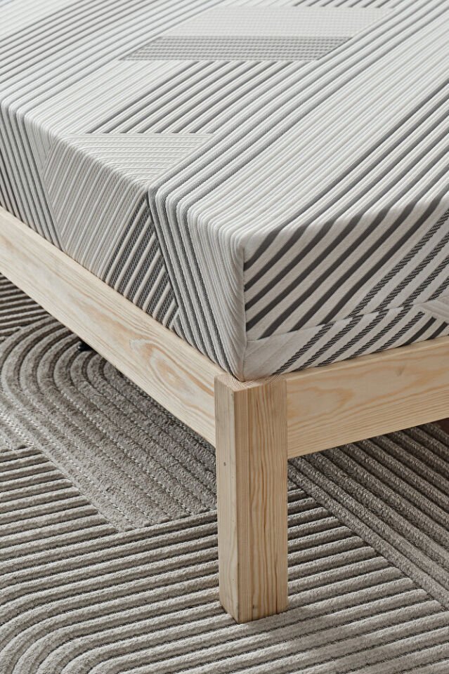 Mellowtex Premium Luxury Modern Geometrik Desenli Fermuarlı Yatak Kılıfı Kumaşın Kalınlığı 400 Gram