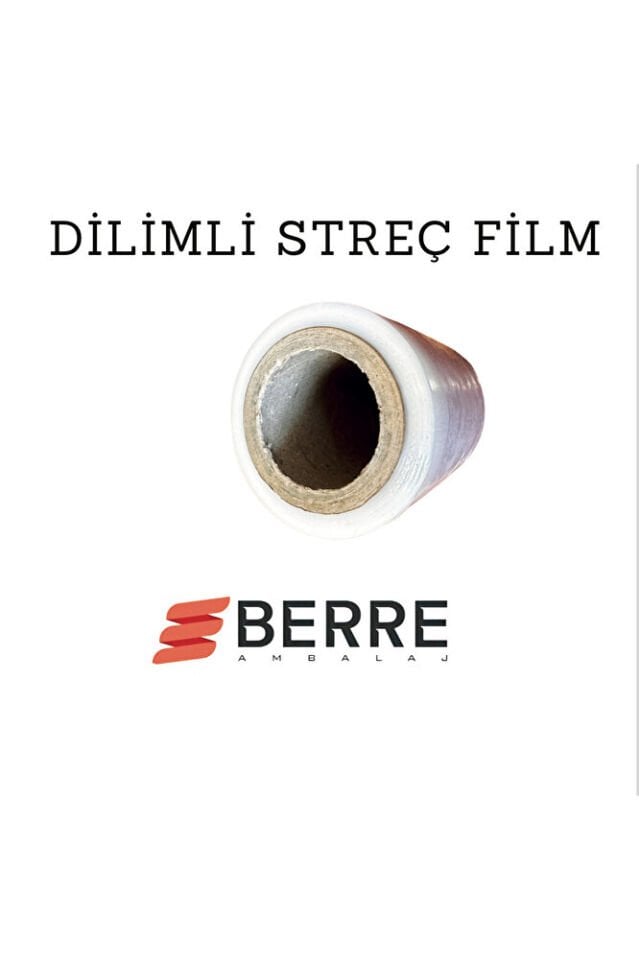 Dilim Streç Film 17 Mikron 10 Cm 240 Metre 6 Adet Masura Dahil 3 Kg