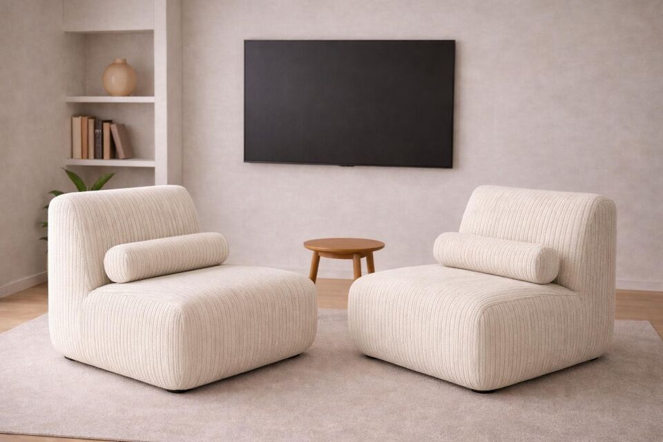 Modern Berjer Minimal Tekli Koltuk