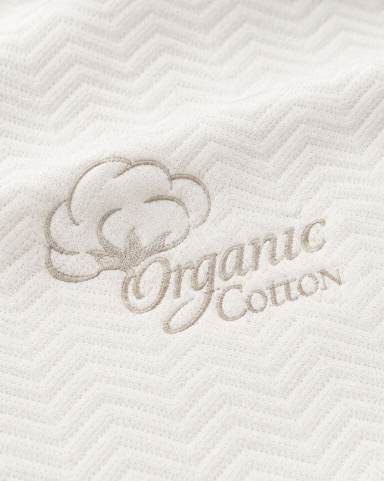 %100 Pamuk Organic Cotton Mellowtex Fermuarlı Yatak Kılıfı – Tam Saran Doğal Konfor | İstenilen Ölçü ve Yükseklik Yapılır