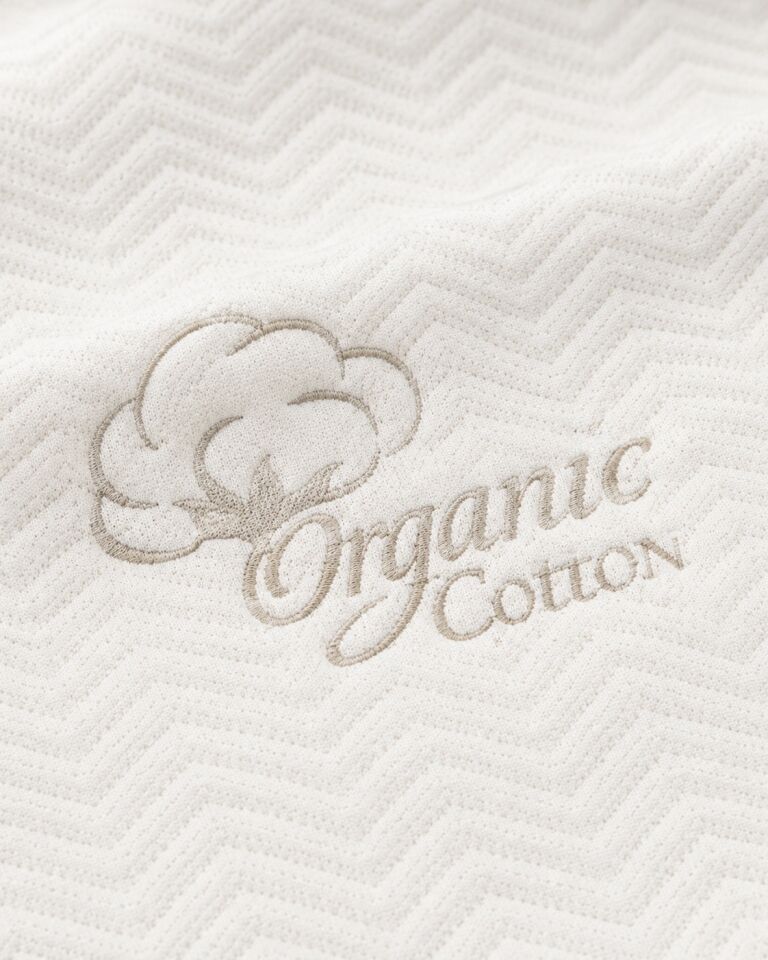 %100 Pamuk Organic Cotton Mellowtex Fermuarlı Yatak Kılıfı – Tam Saran Doğal Konfor | İstenilen Ölçü ve Yükseklik Yapılır